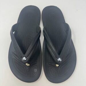 Crocs Crocband Massage Flip Flop Sandals Black Size M9 / W11